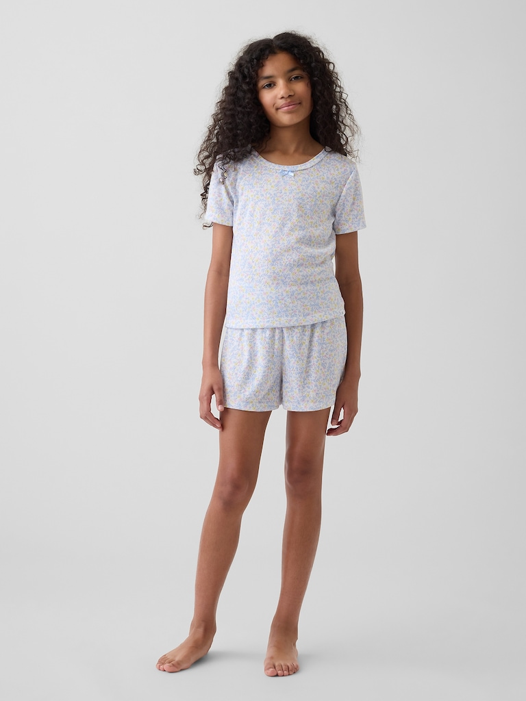 Kids Recycled Pointelle PJ T-Shirt