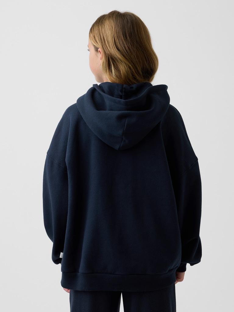Kids VintageSoft Oversized Zip Hoodie