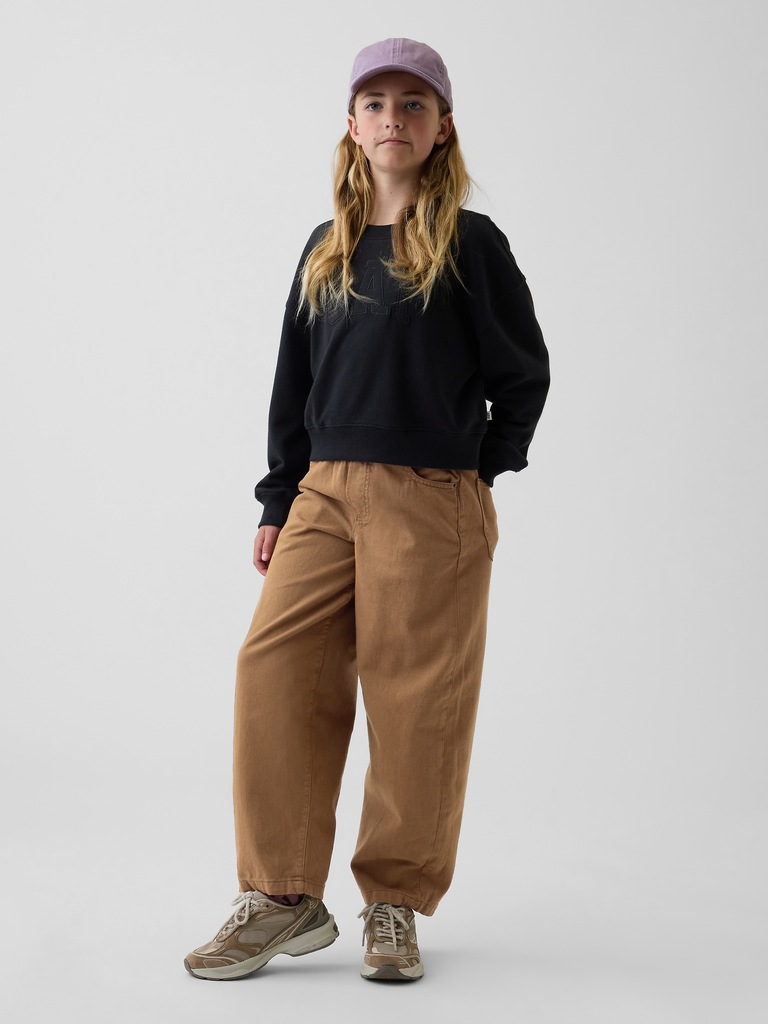 Kids Baggy Taper Jeans