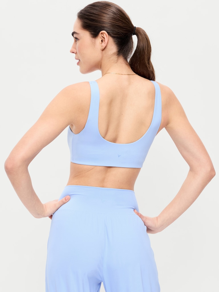 Light Support StudioSmooth Square-Neck Sports Bra