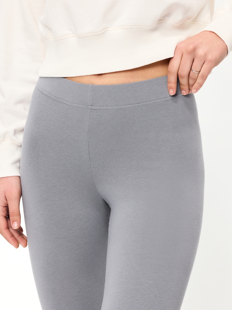 High-Waisted Jersey Fashion Layering Leggings