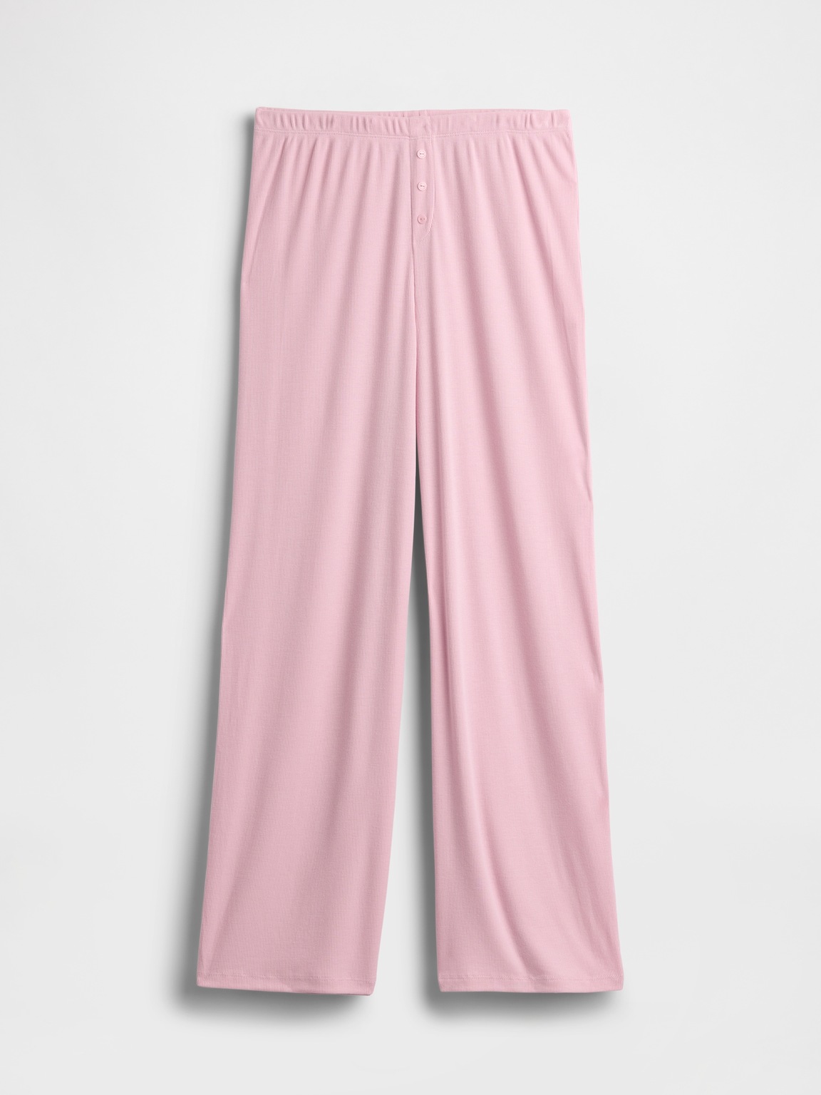 Mini Rib Wide-Leg PJ Pants