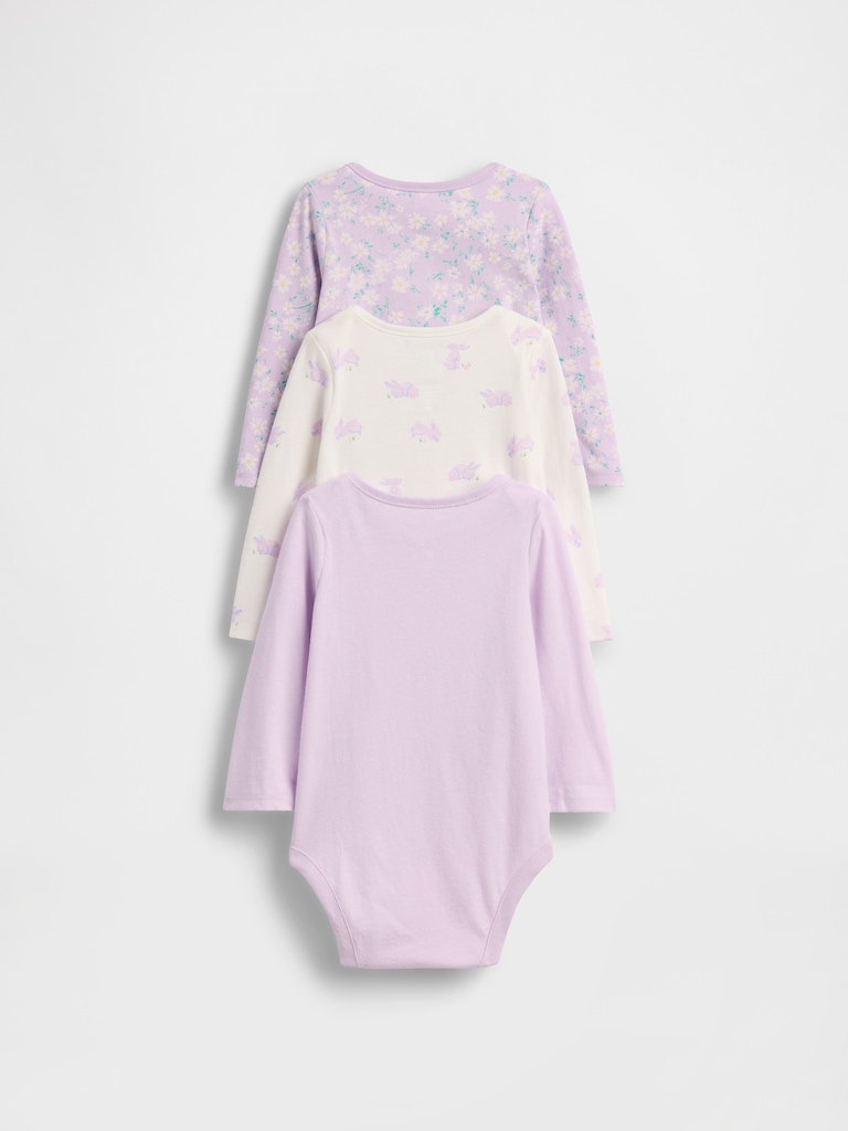 Baby First Favorites Organic Cotton Bodysuit (3-Pack)