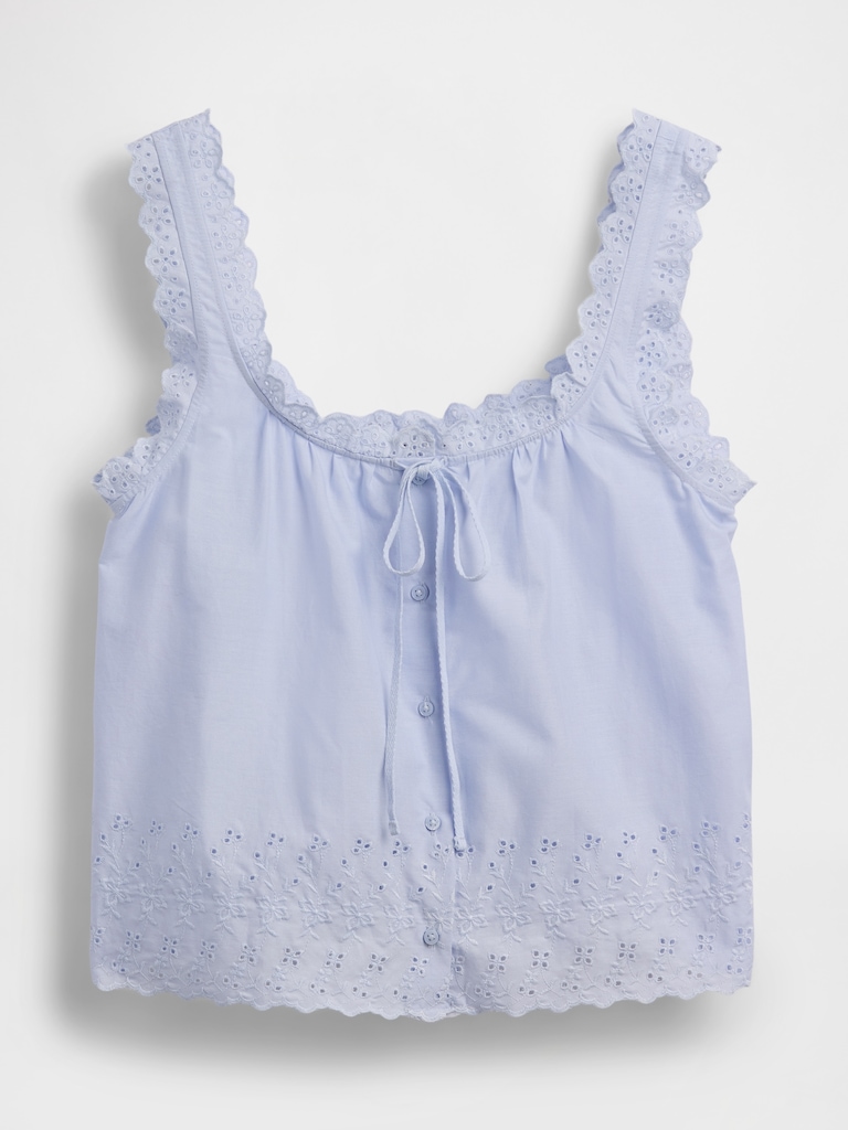 Embroidered PJ Tank