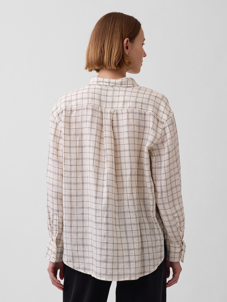 100% Linen Oversized Shirt
