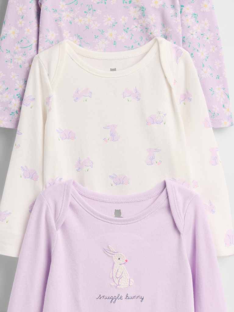 Baby First Favorites Organic Cotton Bodysuit (3-Pack)