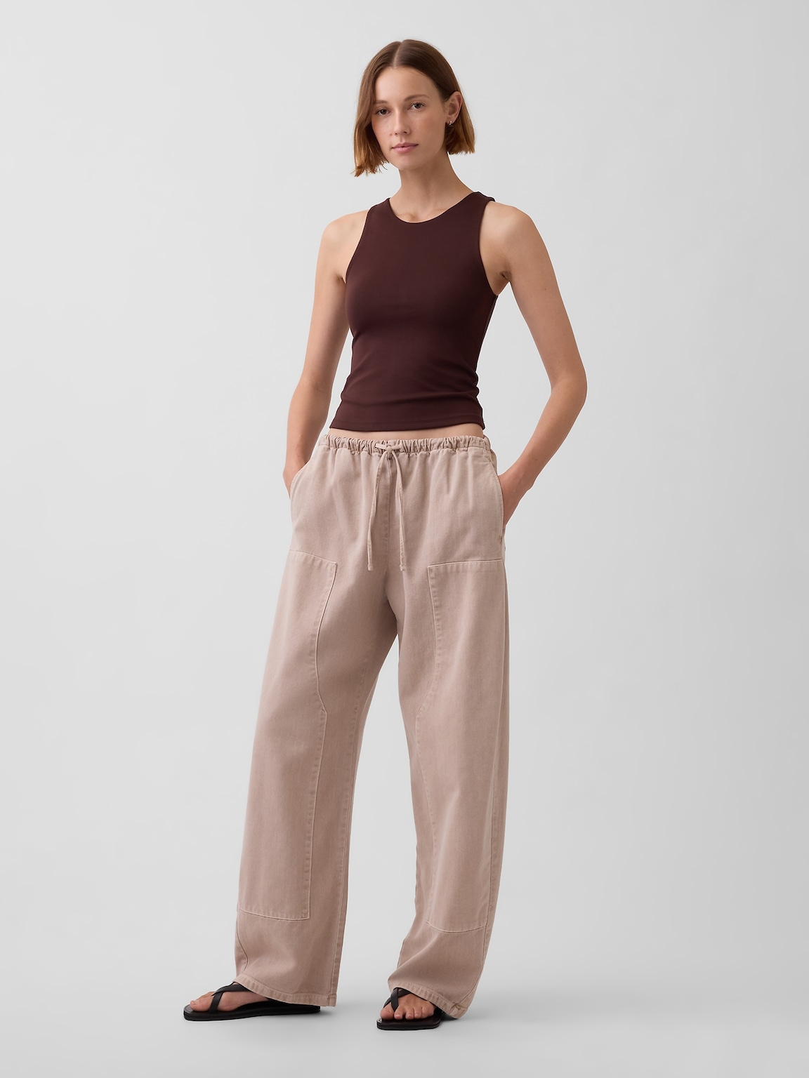 Jersey Crop Tank Top