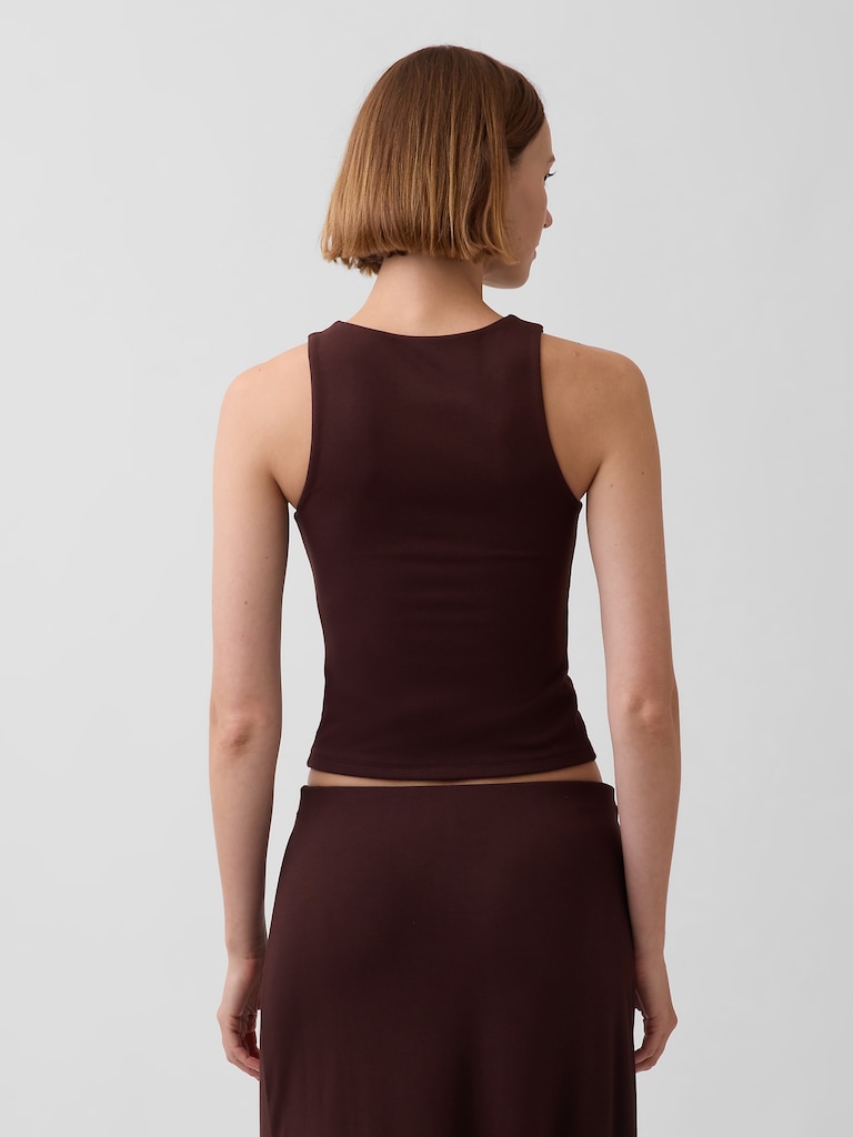 Crop Halter Tank Top