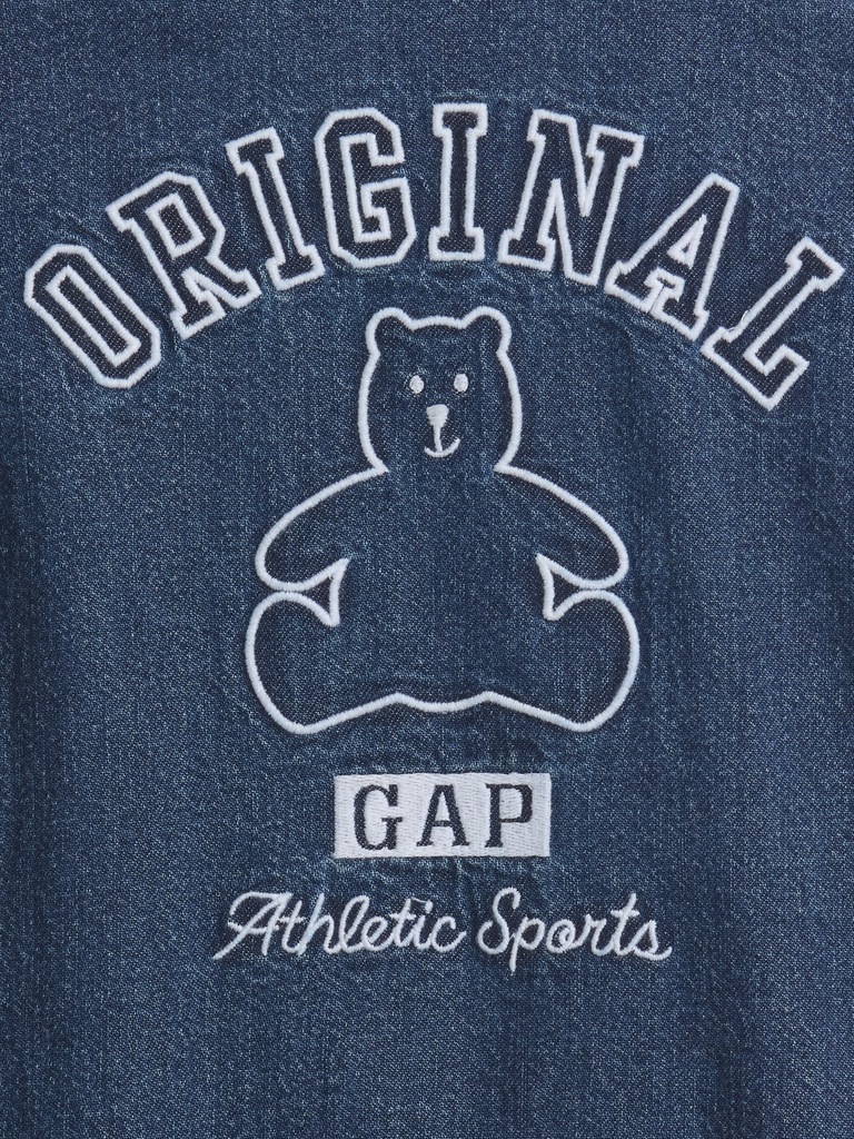Baby Denim Gap Logo Shorty One-Piece