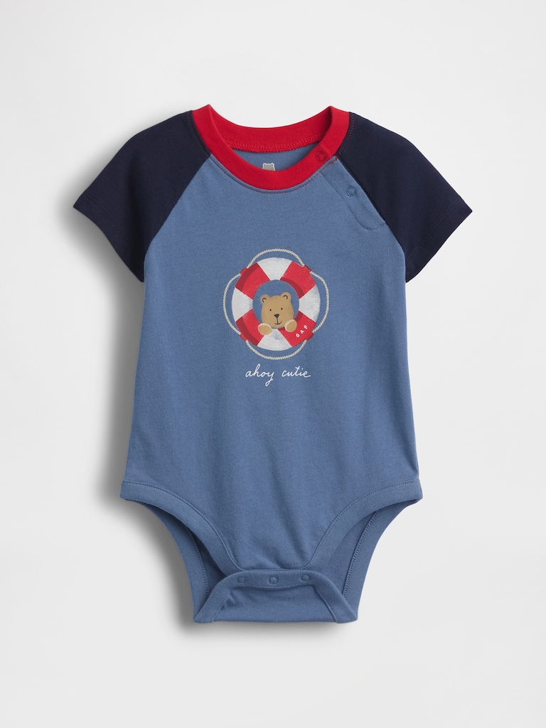 Baby First Favorites Organic Cotton Graphic Bodysuit