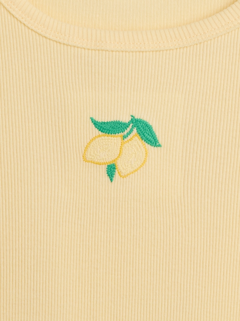 Kids Ribbed Crewneck T-Shirt