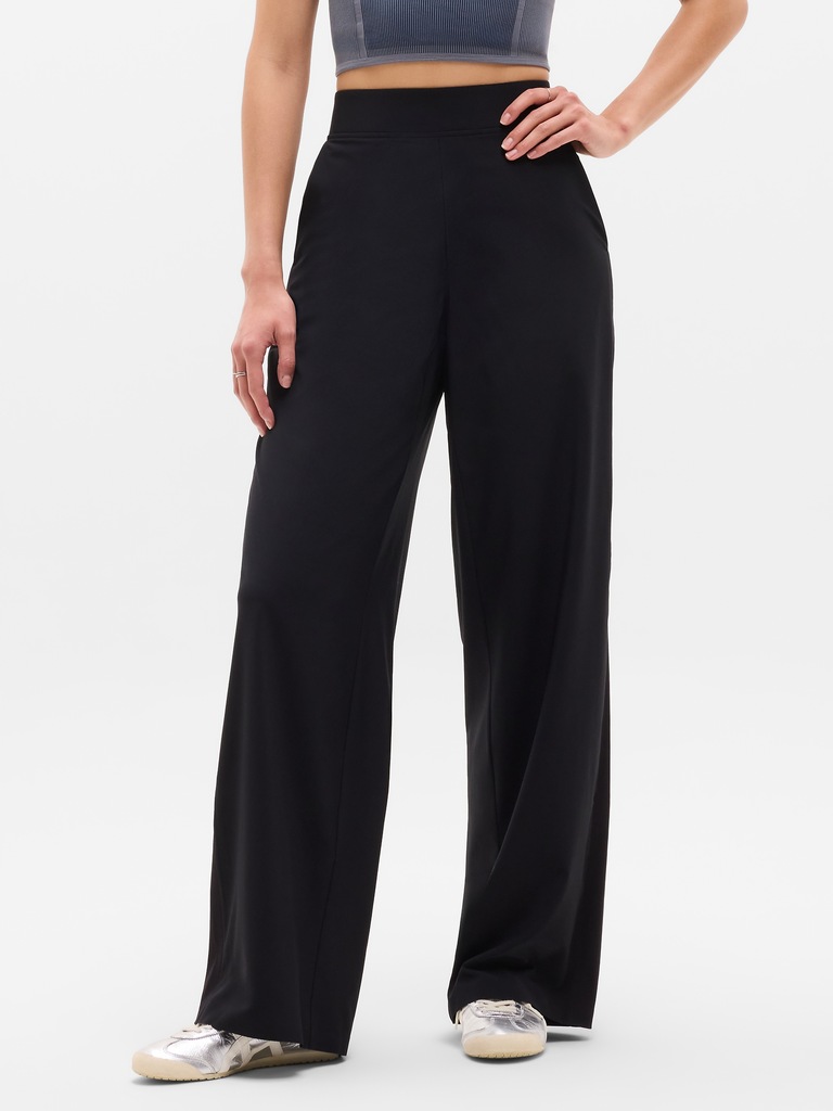 Brooklyn Mid Rise Wide Leg Pant
