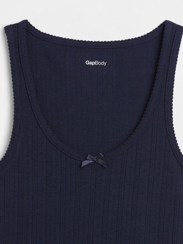 Pointelle PJ Tank Top