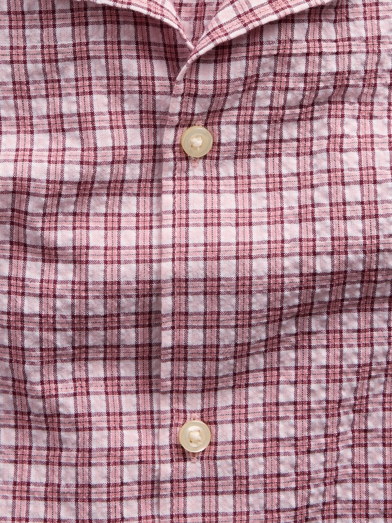 Crinkle-Cotton Vacay Shirt in Standard Fit