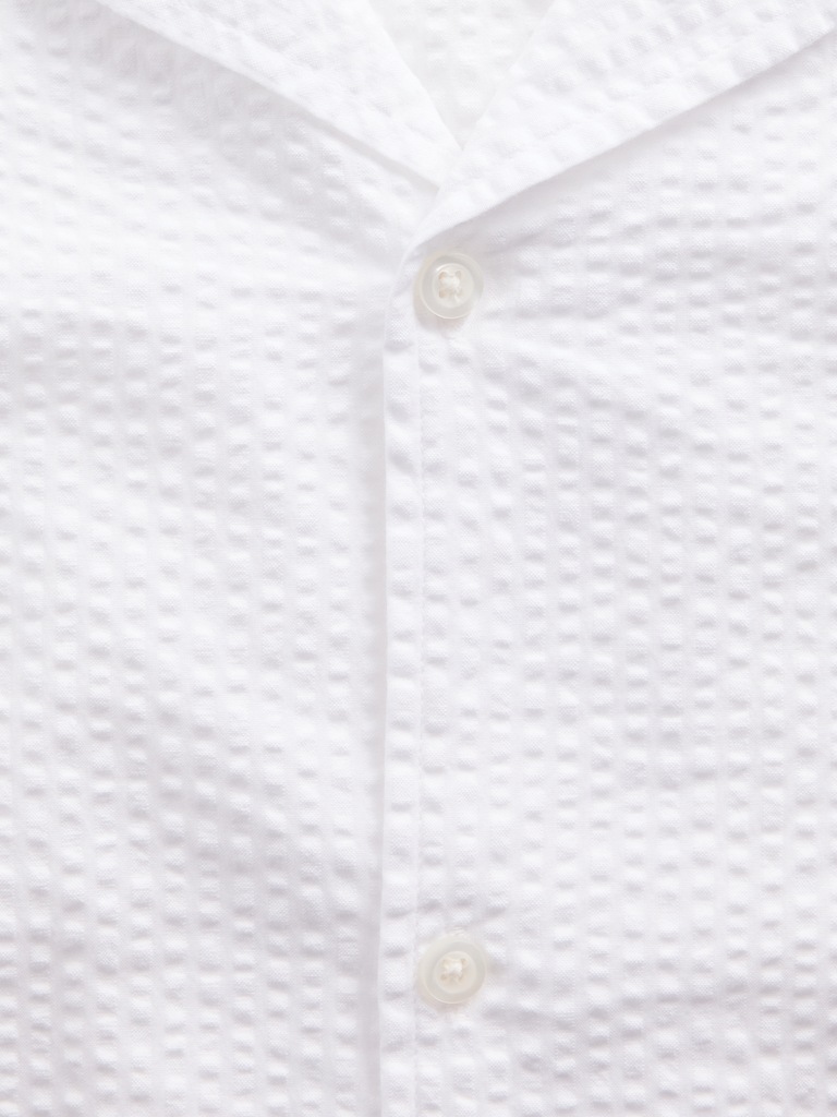 Seersucker Vacay Shirt in Standard Fit