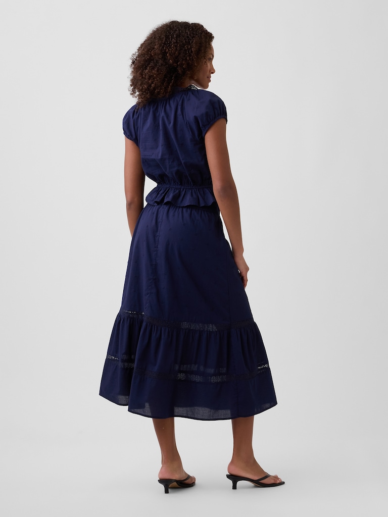 Relaxed Tiered Maxi Skirt