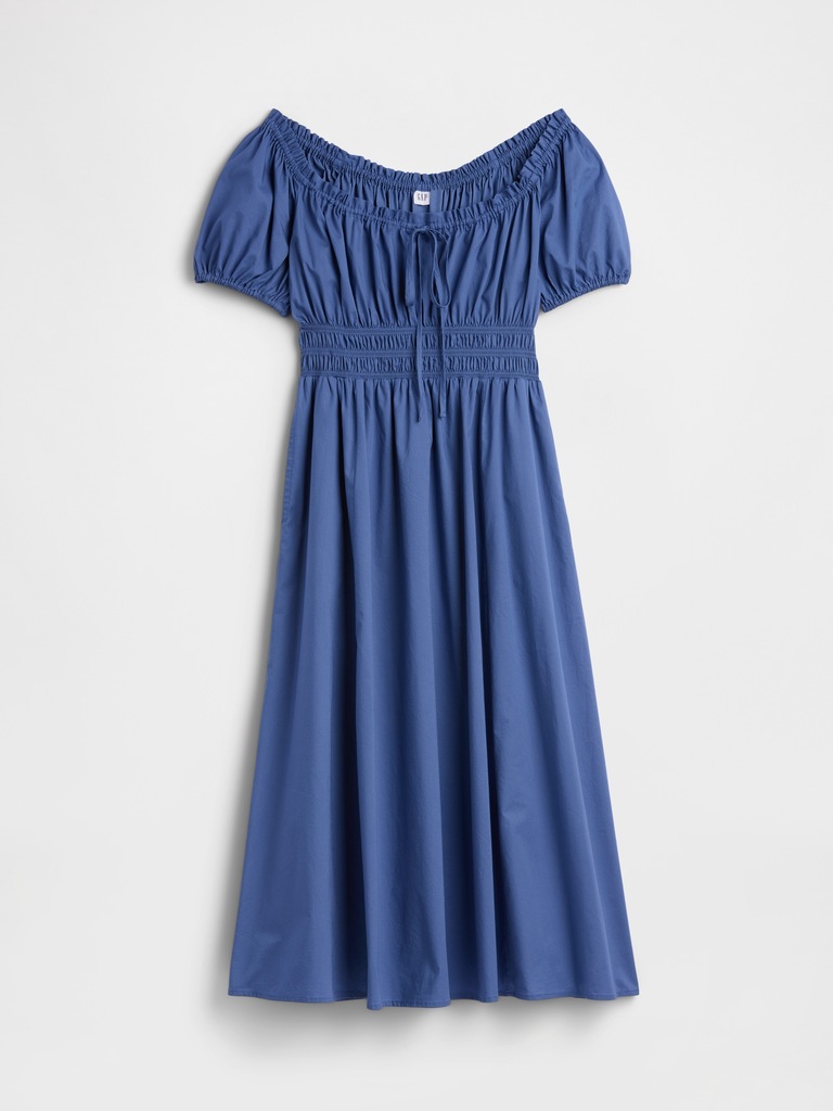 Puff Sleeve Maxi Dress