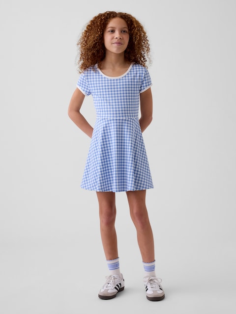 slim fit dress slacks ASHLEYlauren 8277 Kids Satin Off Shoulder Dress main image 1