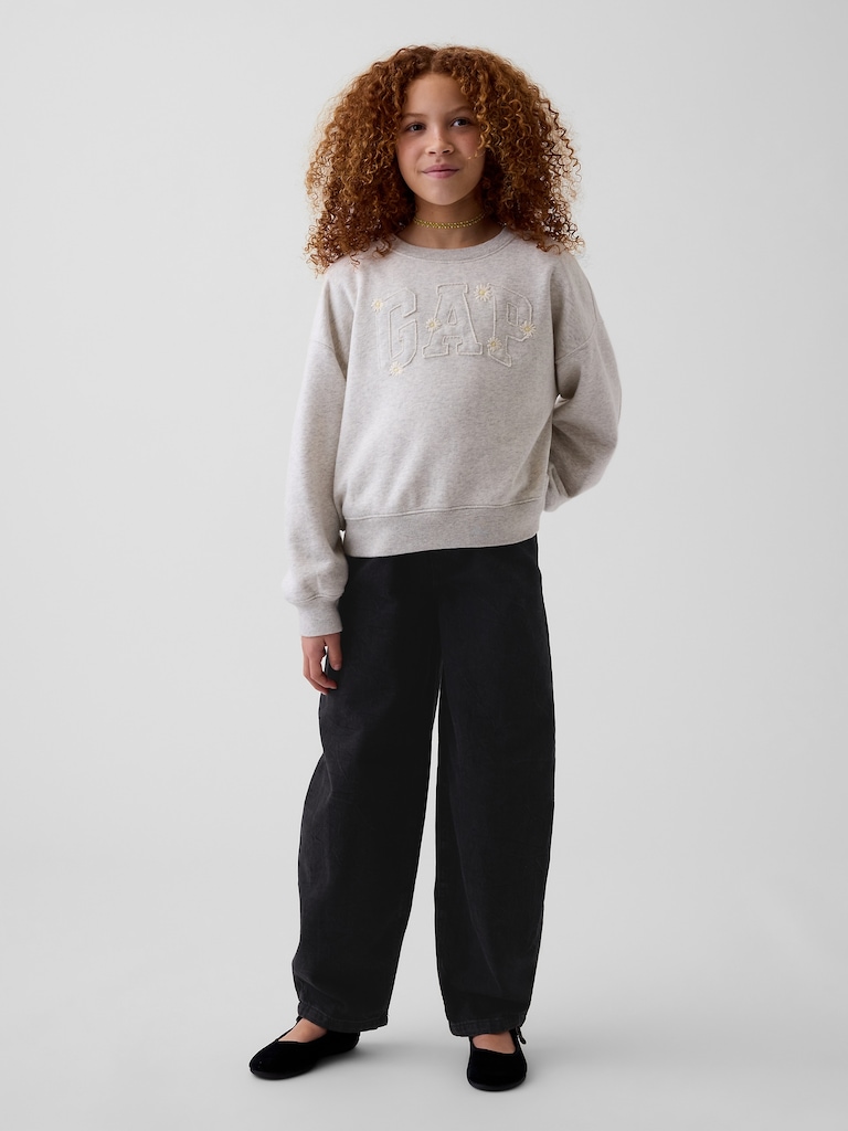 Kids Baggy Taper Jeans