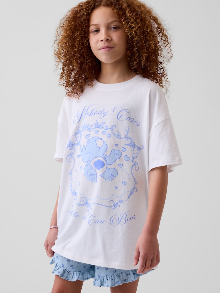 Kids Care Bears Graphic Tunic T-Shirt