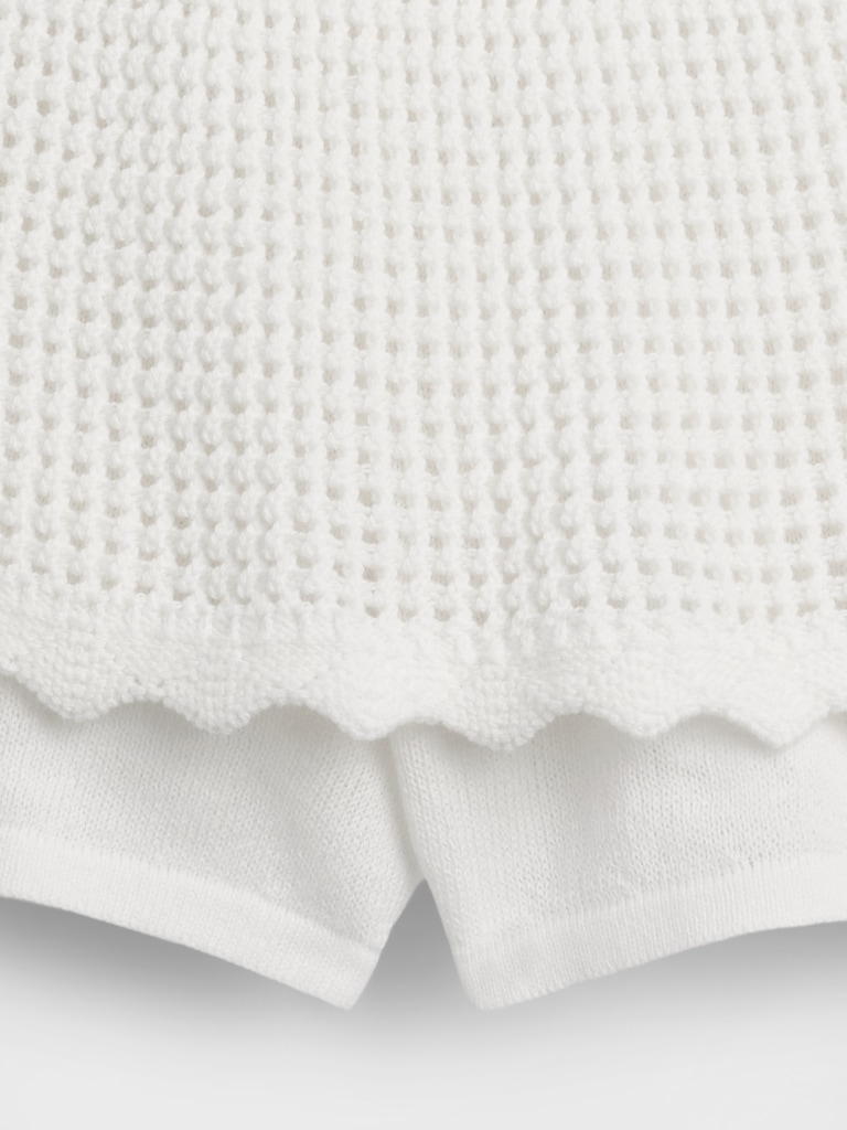 Kids Tiered Crochet Skort