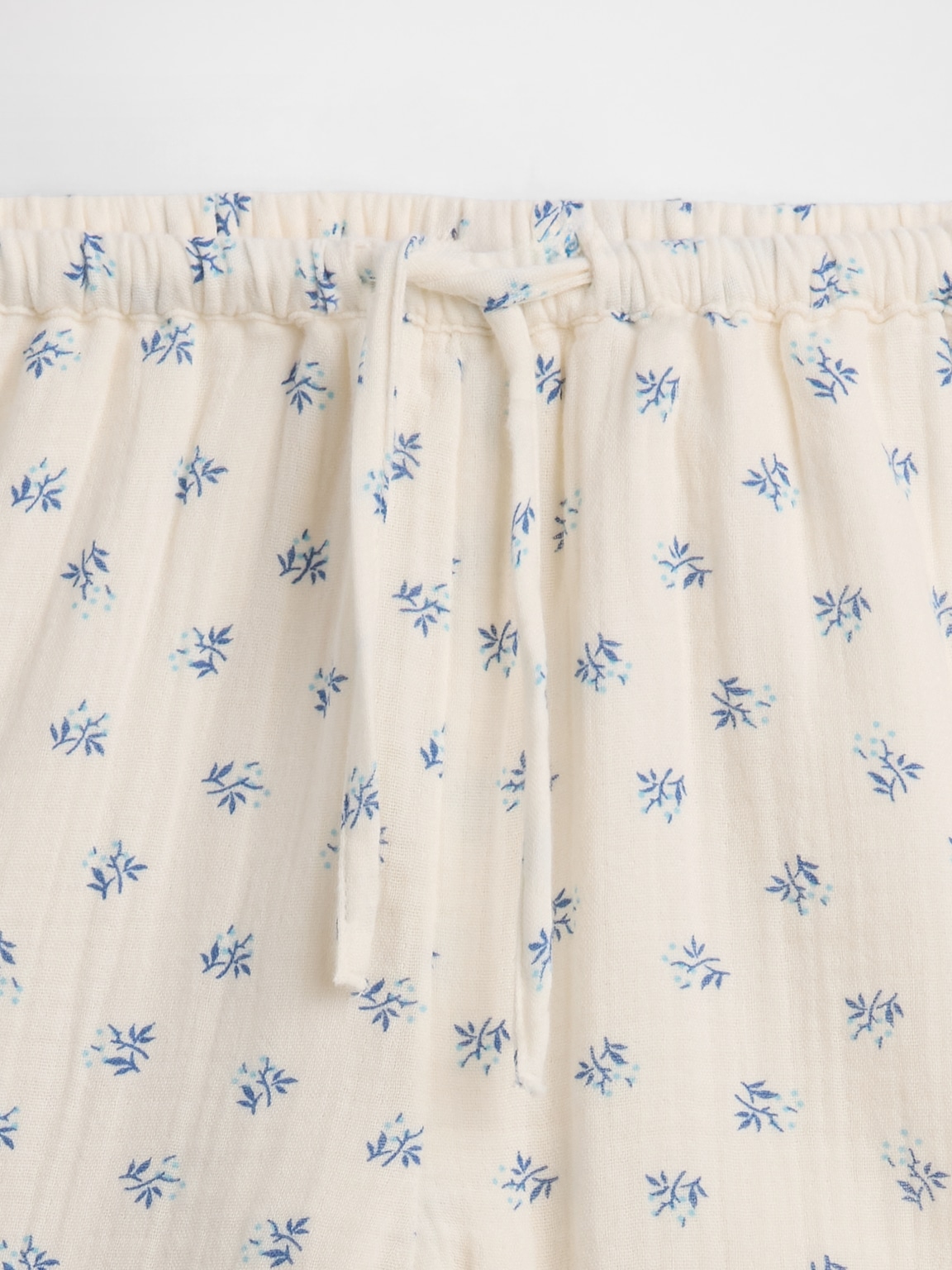 Kids Cotton Gauze Easy Ruffle Shorts