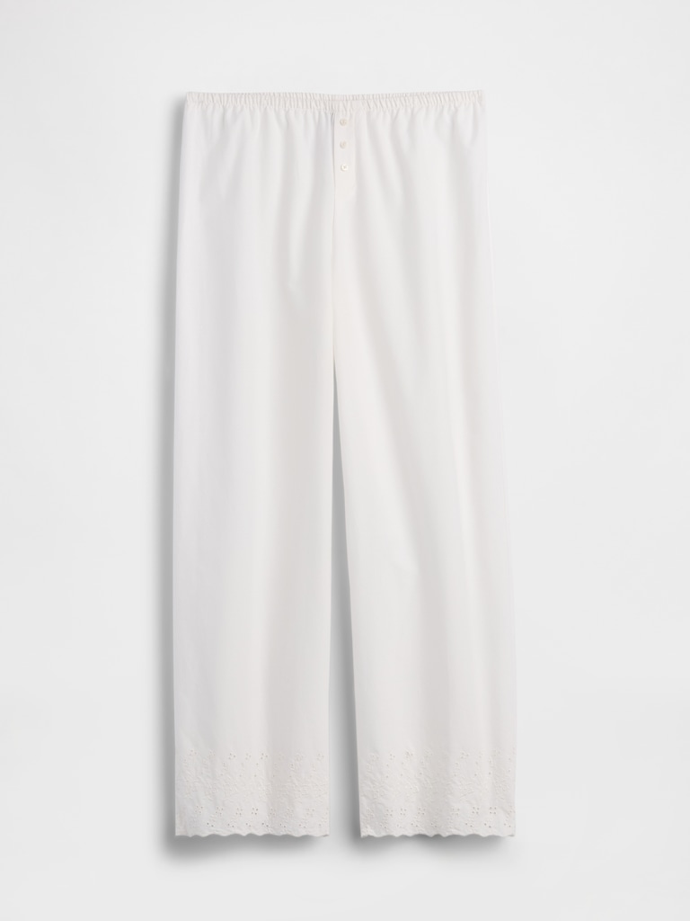 Embroidered PJ Pants