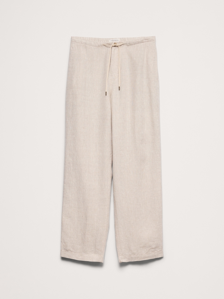 Relaxed Linen Pull-on Beach Pant