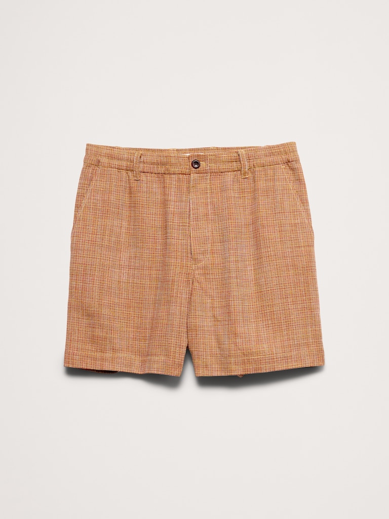7" Plaid Pull-On Short