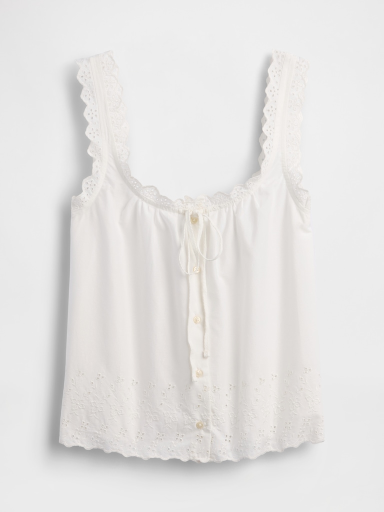 Embroidered PJ Tank