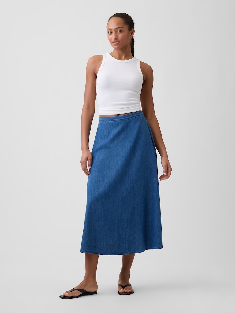 Pull-On Maxi Skirt