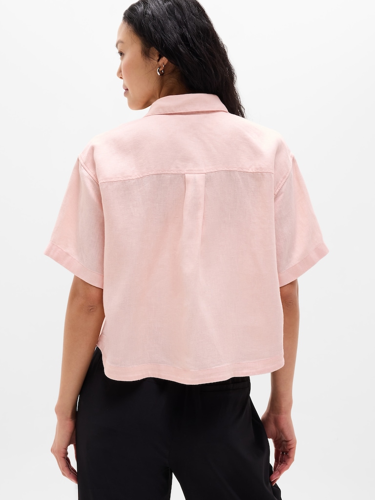Retreat Linen Short Sleeve Shirt