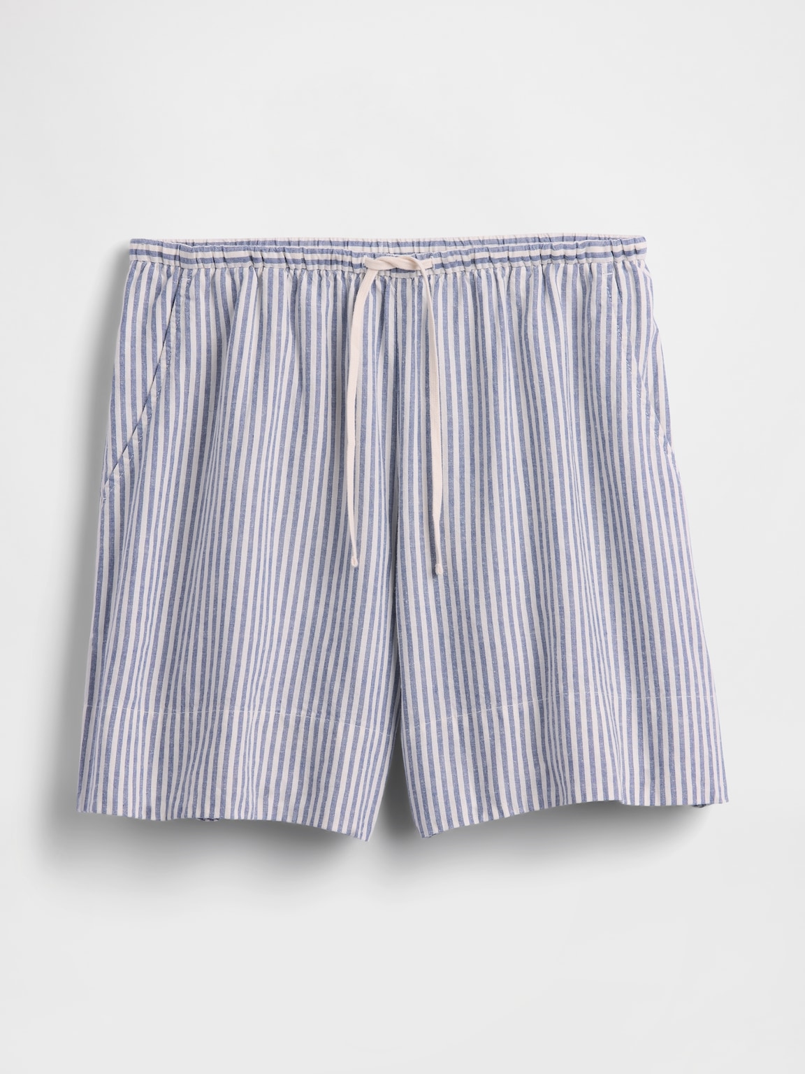 6" Linen-Blend Easy Shorts