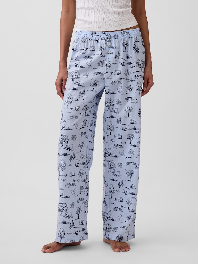 Winnie The Pooh Poplin PJ Pants
