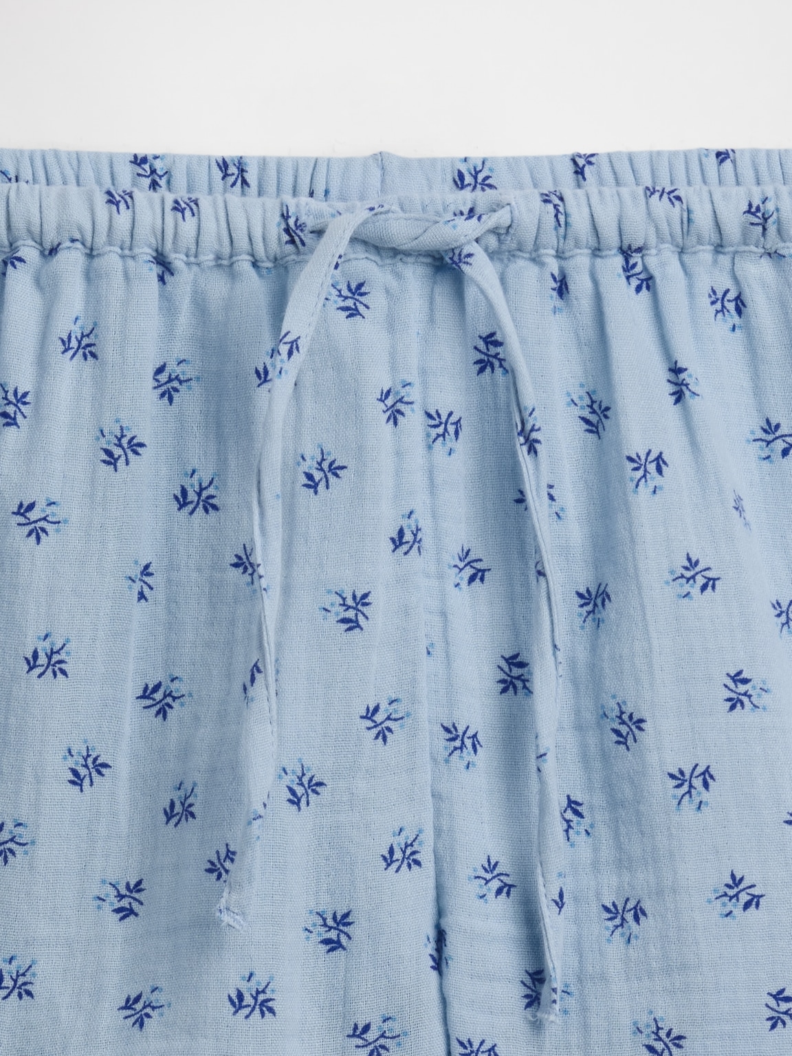 Kids Cotton Gauze Easy Ruffle Shorts