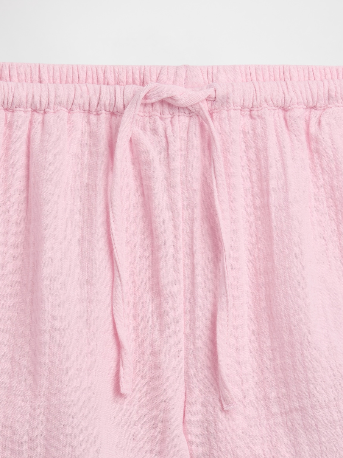 Kids Cotton Gauze Easy Ruffle Shorts