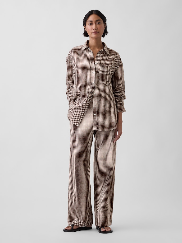 100% Linen Oversized Shirt