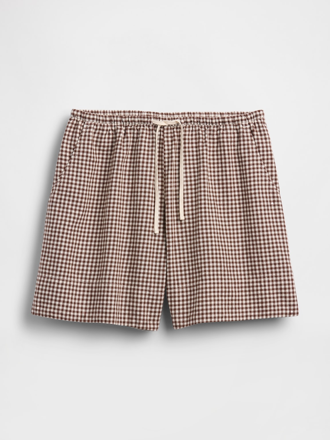6" Linen-Blend Easy Shorts