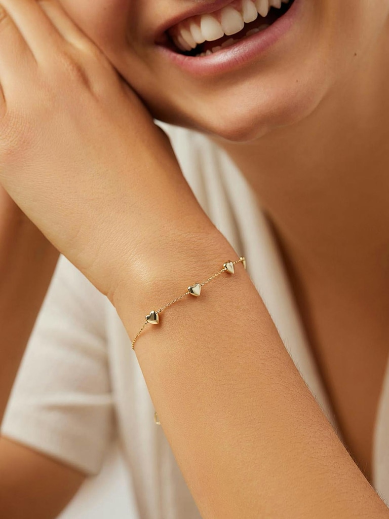 Ana Luisa Lani Heart Bracelet