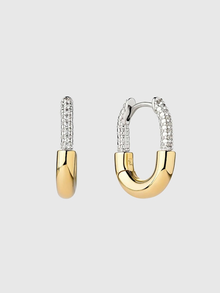 Ana Luisa Brynley Mini Micropave Gold Hoops