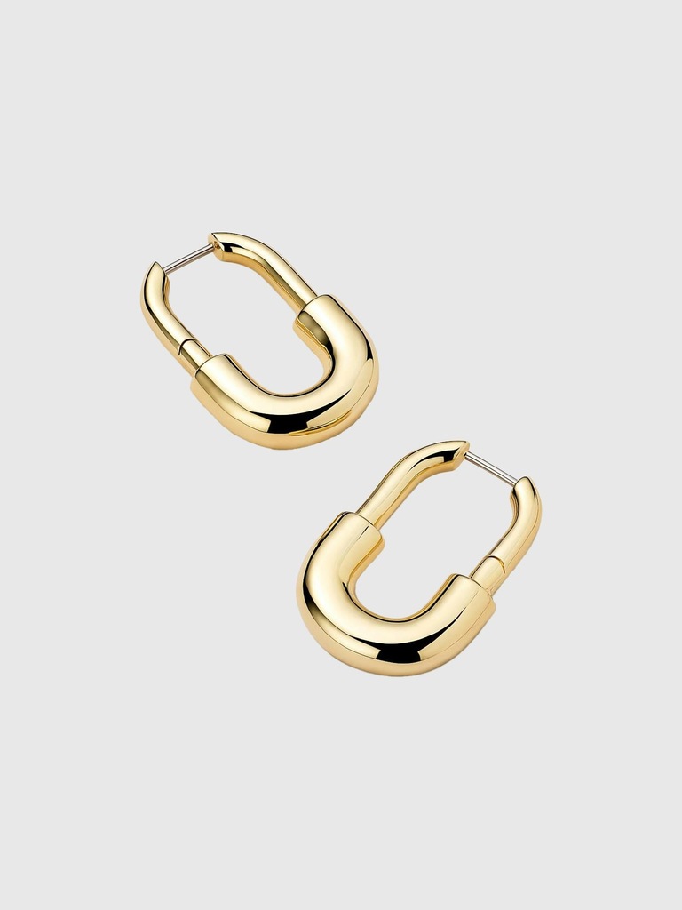 Ana Luisa Brynley Large Gold Hoops