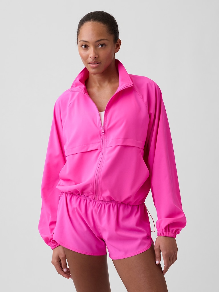 GapFit Oversized Runaround Track Jacket