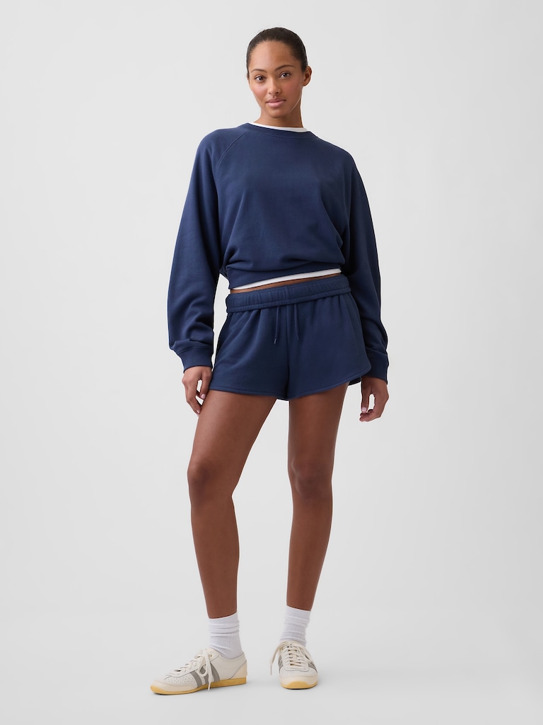 Oversized French Terry Crewneck Sweatshirt