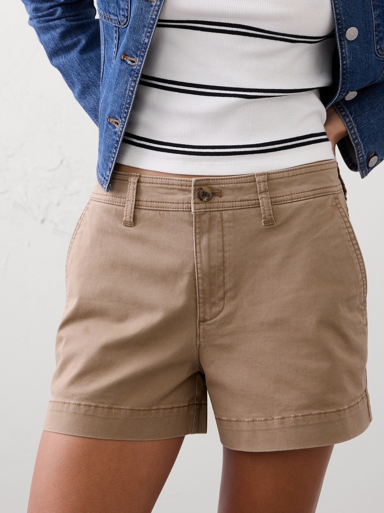 Mid-Rise Chino Short
