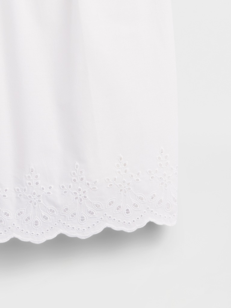 Poplin Eyelet PJ Top