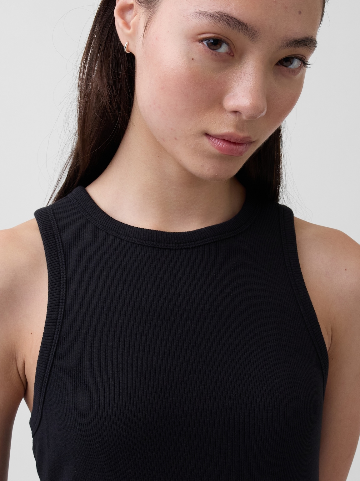 Modern Rib Shelf-Bra Maxi Dress