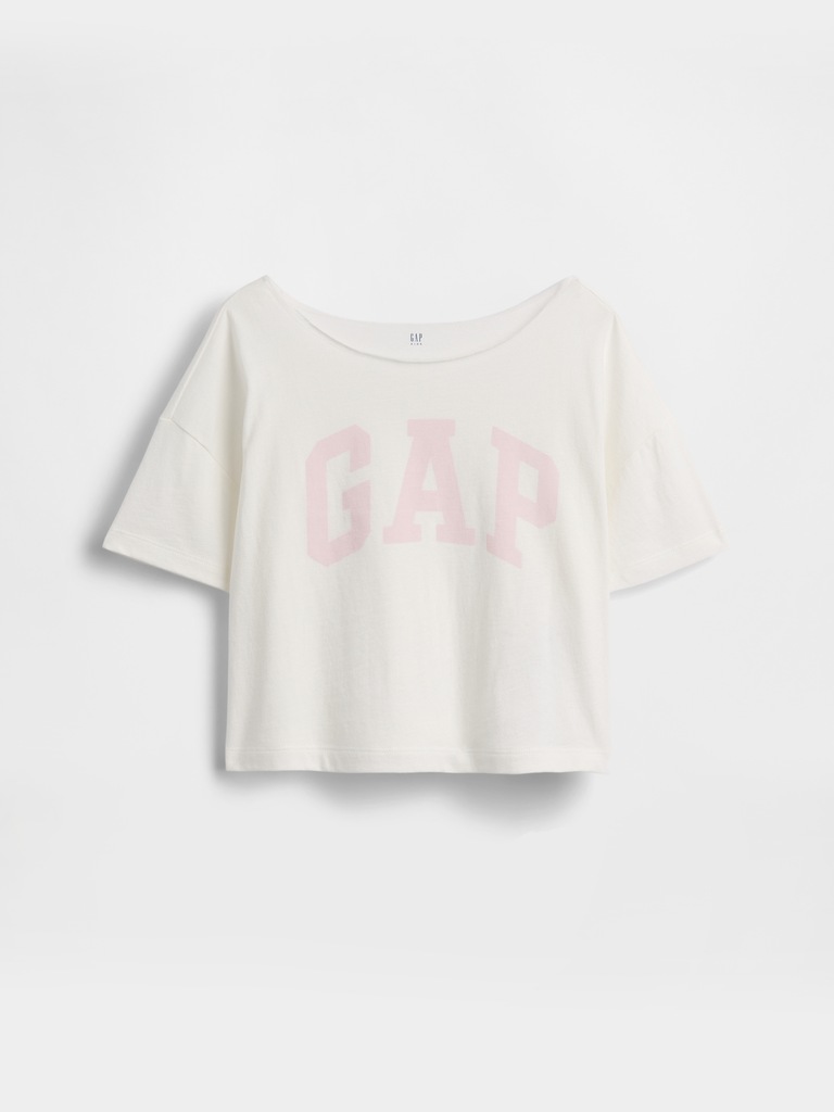 Kids Oversized Wide-Neck T-Shirt