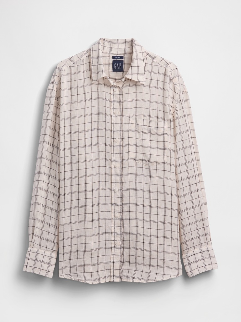 100% Linen Oversized Shirt