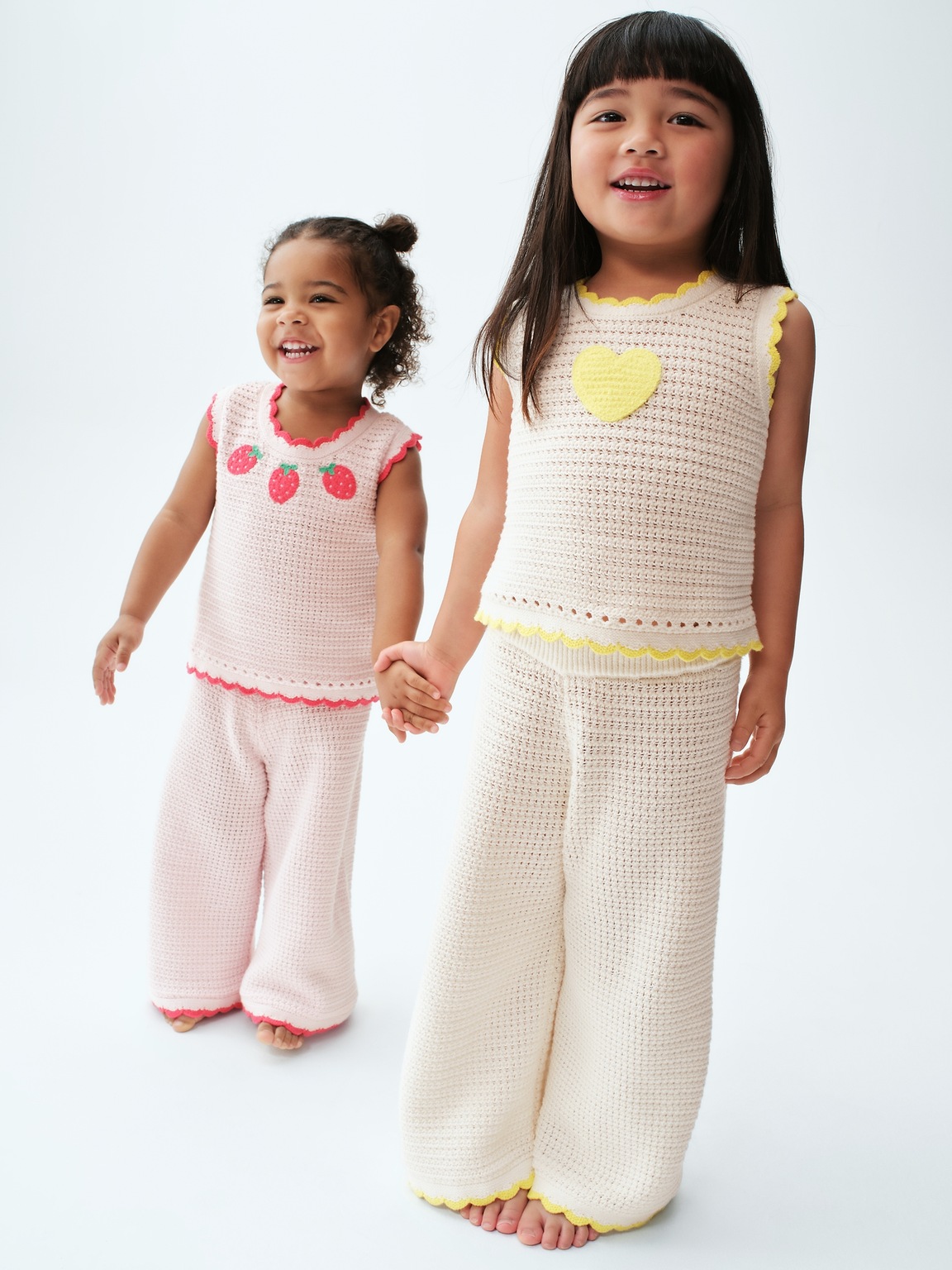 Baby & Toddler Crochet Strawberry Sweater Tank