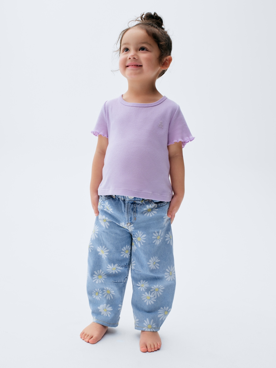 Baby & Toddler Daisy Horseshoe Jeans